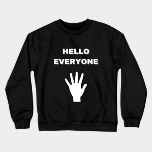 Hand Gestures Collection Funny Gifts For Everyone Crewneck Sweatshirt